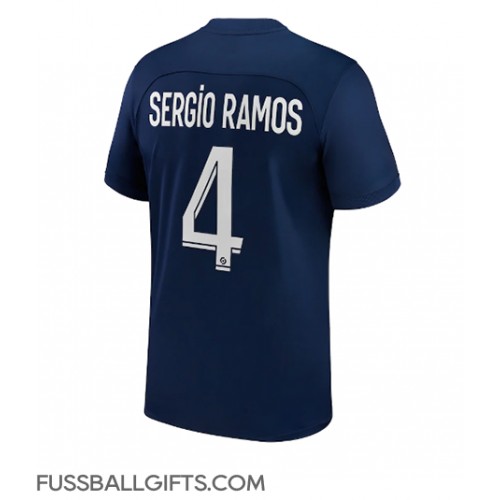 Paris Saint-Germain Sergio Ramos #4 Fußballbekleidung Heimtrikot 2022-23 Kurzarm